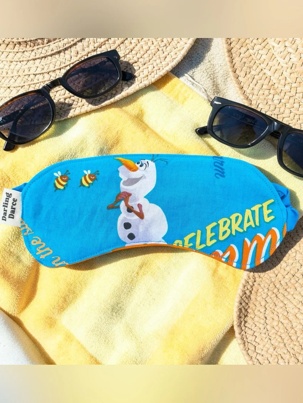Frozen Olaf Print Kids Sleep Mask